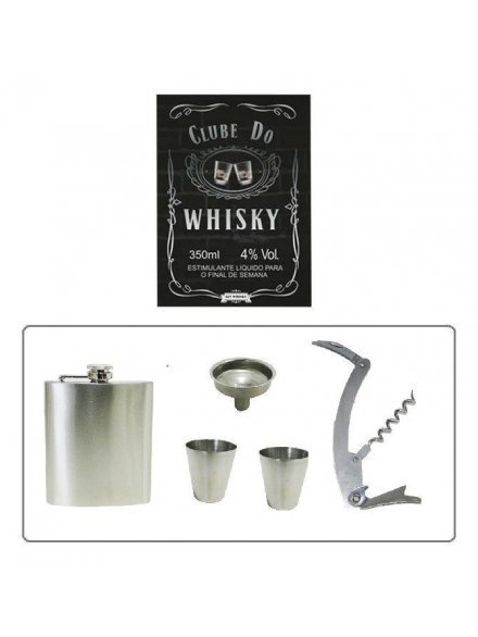 Kit Whisky Inox 5 Peças 